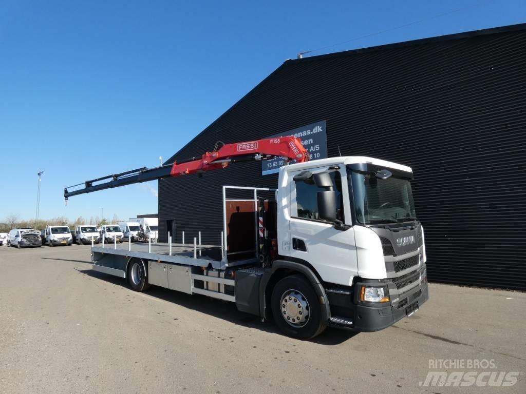 Scania p 220 Araç üzeri vinçler