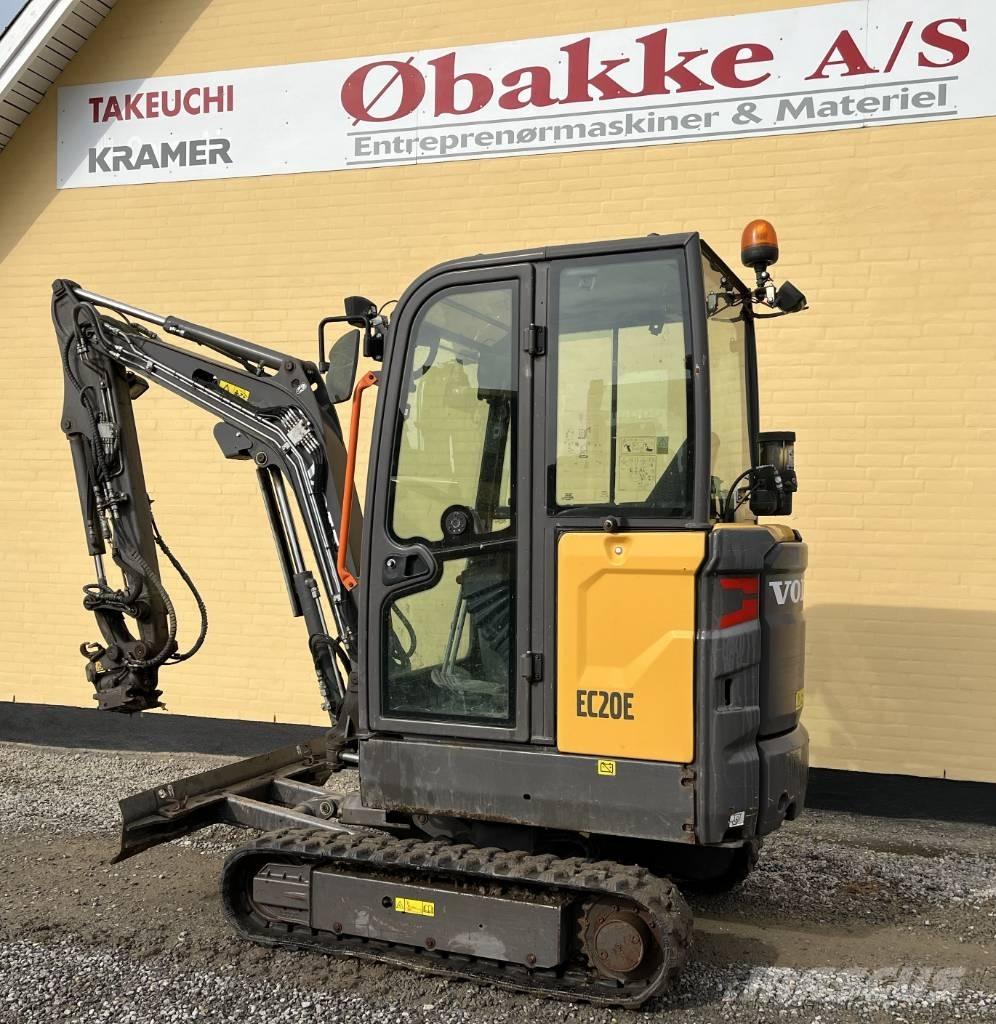 Volvo EC 20 E Mini ekskavatörler, 7 tona dek