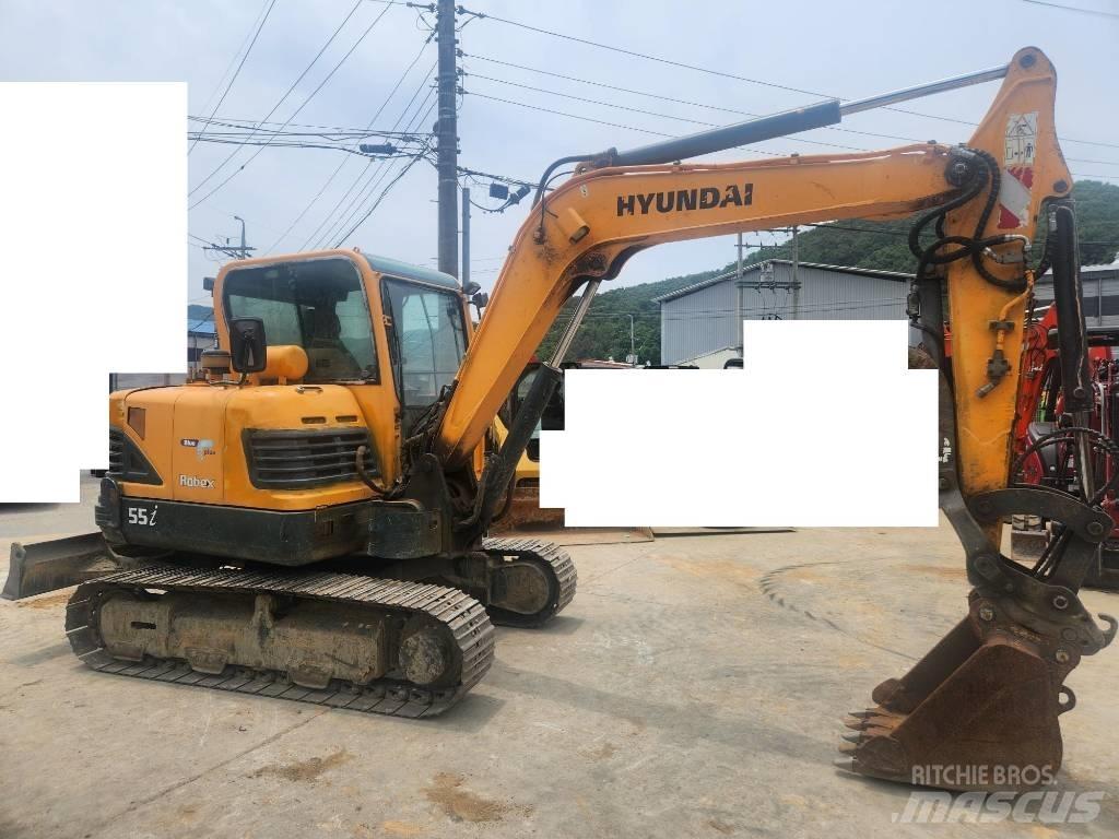 Hyundai Robex 55 Mini ekskavatörler, 7 tona dek