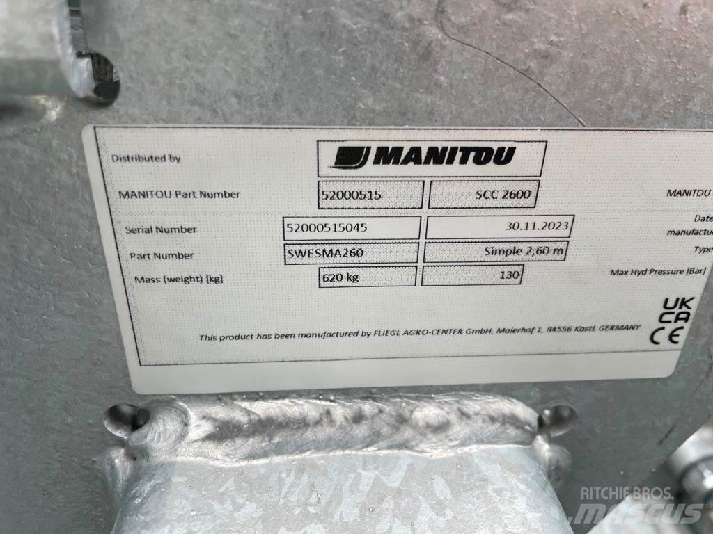 Manitou SCC 2600 Teleskopik yükleyiciler