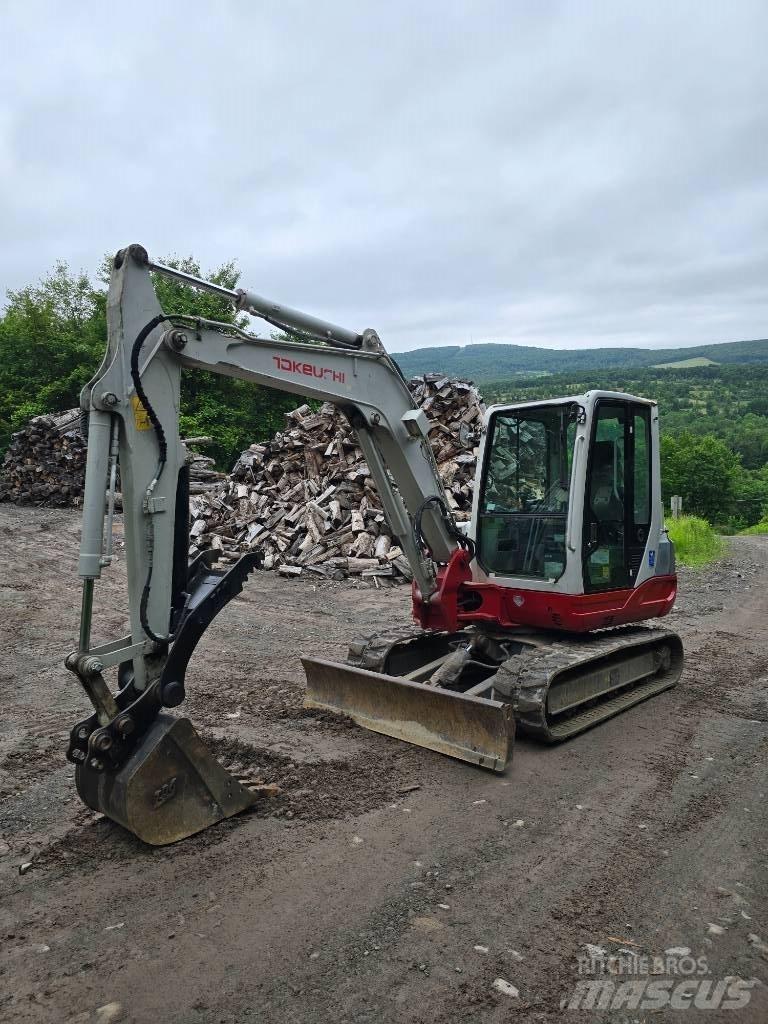 Takeuchi TB 250 Mini ekskavatörler, 7 tona dek