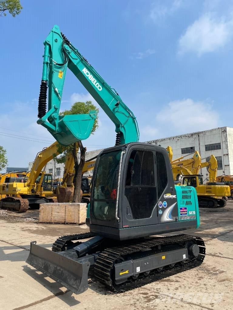 Kobelco SK 75 Mini ekskavatörler, 7 tona dek