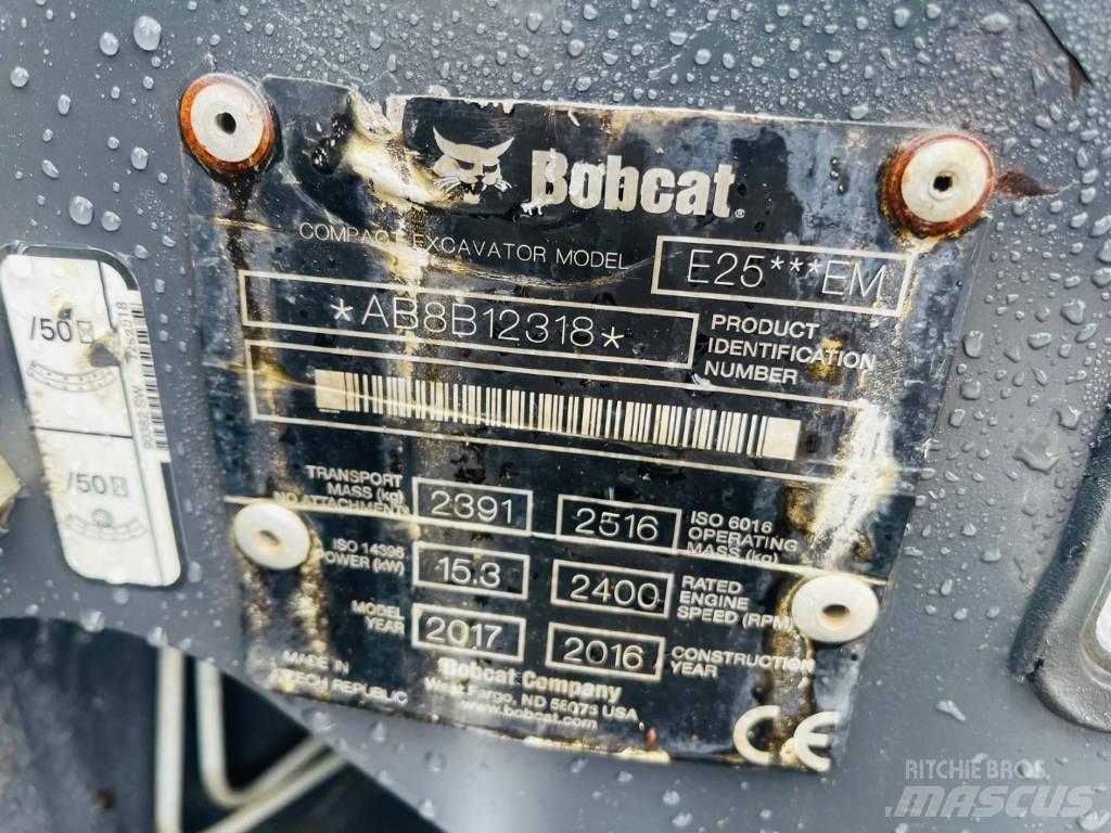 Bobcat E 25 Mini ekskavatörler, 7 tona dek