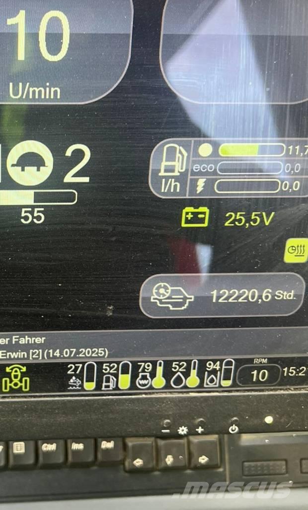 Komatsu 855 Tomruk yükleyici traktörler