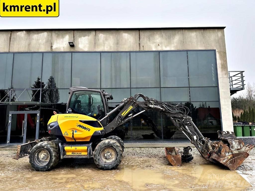 Mecalac 7 MWR Lastik tekerli ekskavatörler