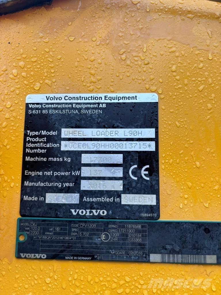 Volvo L 90 H Tekerlekli yükleyiciler