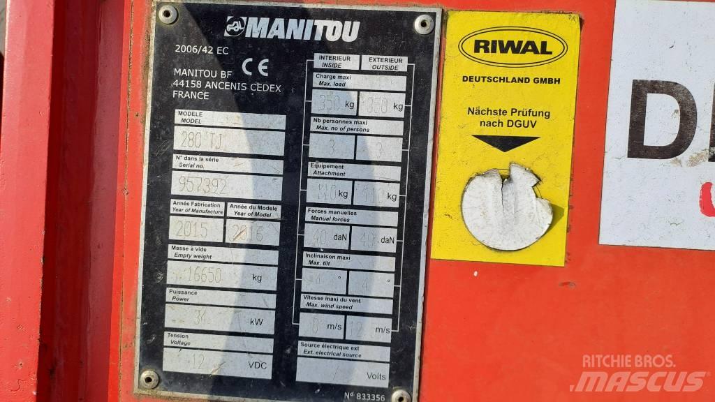 Manitou 280TJ Teleskopik personel platformları