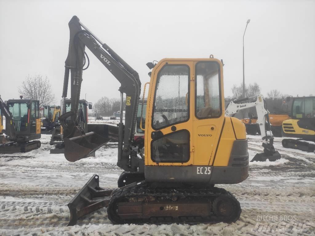 Volvo EC 25 Mini ekskavatörler, 7 tona dek
