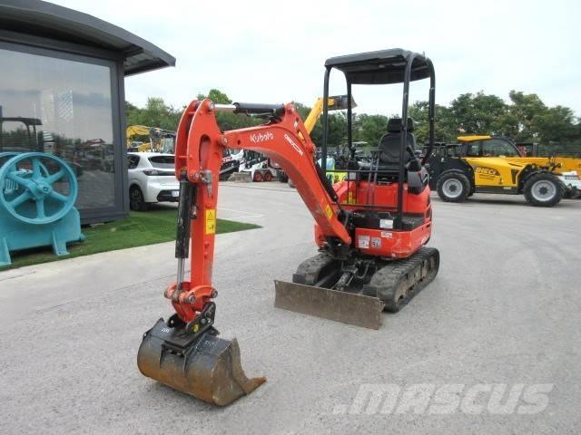 Kubota U17-3 a Mini ekskavatörler, 7 tona dek