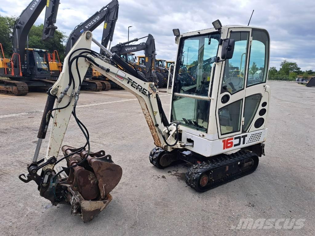 Terex TC16 Mini ekskavatörler, 7 tona dek