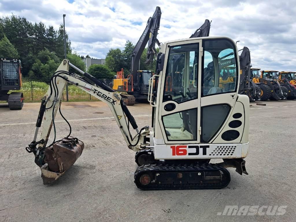 Terex TC16 Mini ekskavatörler, 7 tona dek