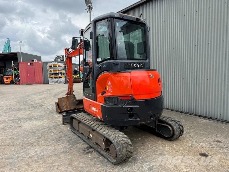 Kubota U 36-4 Mini ekskavatörler, 7 tona dek