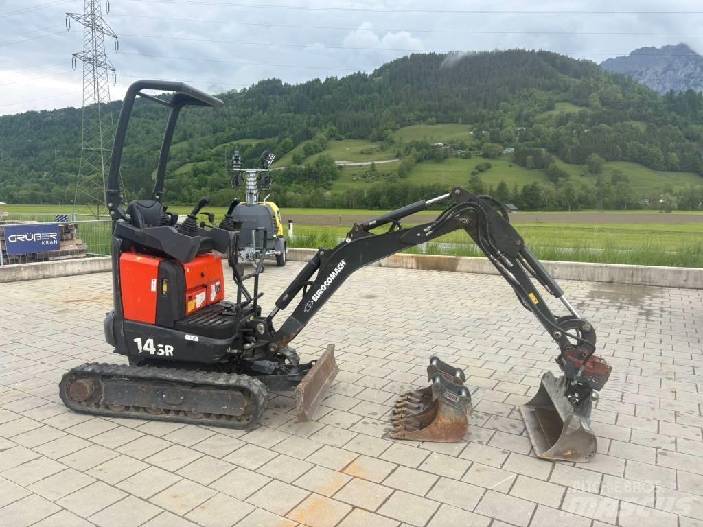 Eurocomach 14 SR Mini ekskavatörler, 7 tona dek