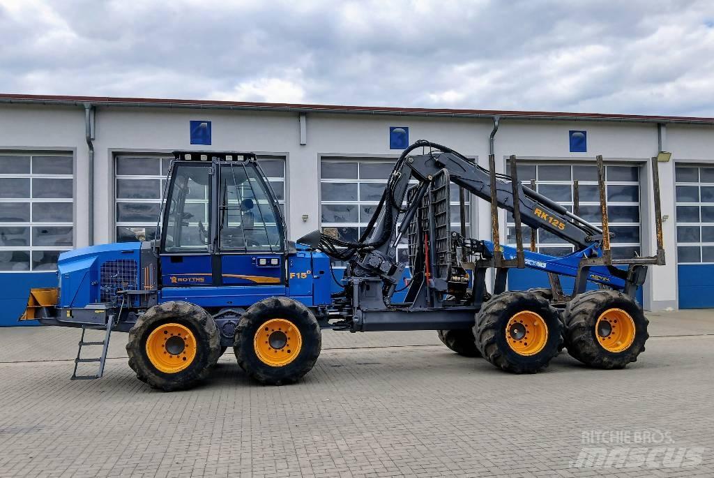 Rottne F15D Tomruk yükleyici traktörler