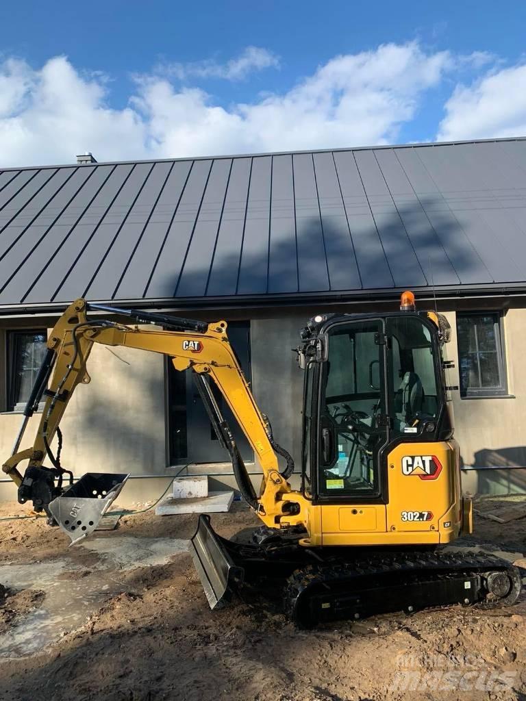 CAT 302.7 D CR Mini ekskavatörler, 7 tona dek