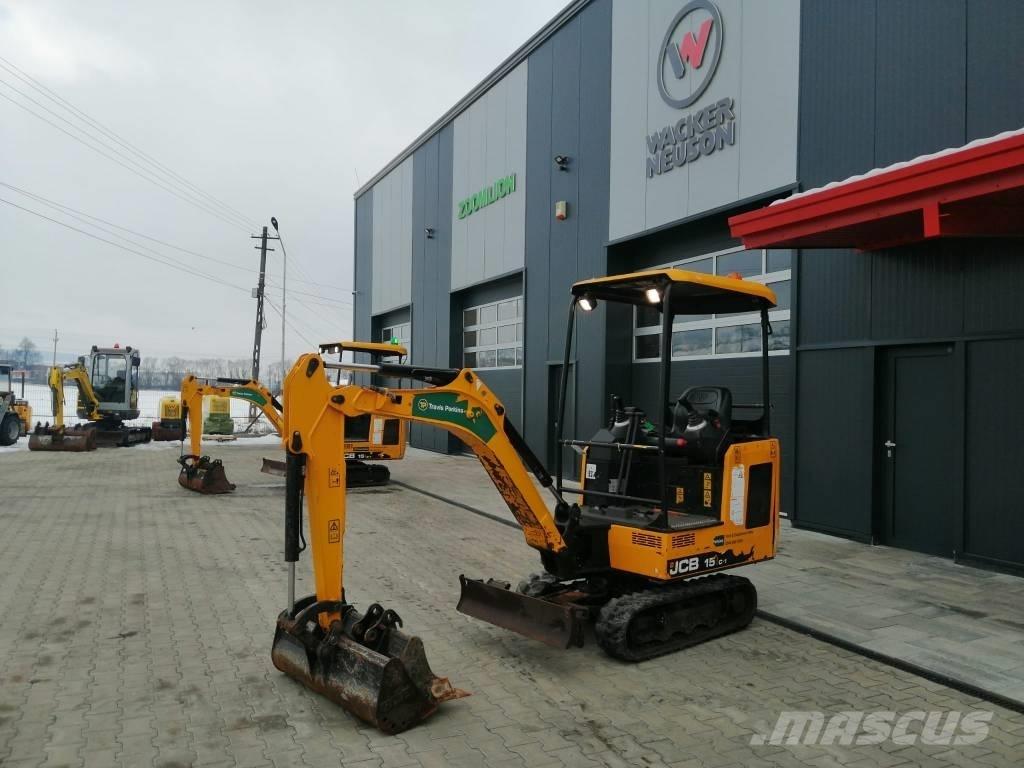 JCB 15 C-1 Mini ekskavatörler, 7 tona dek