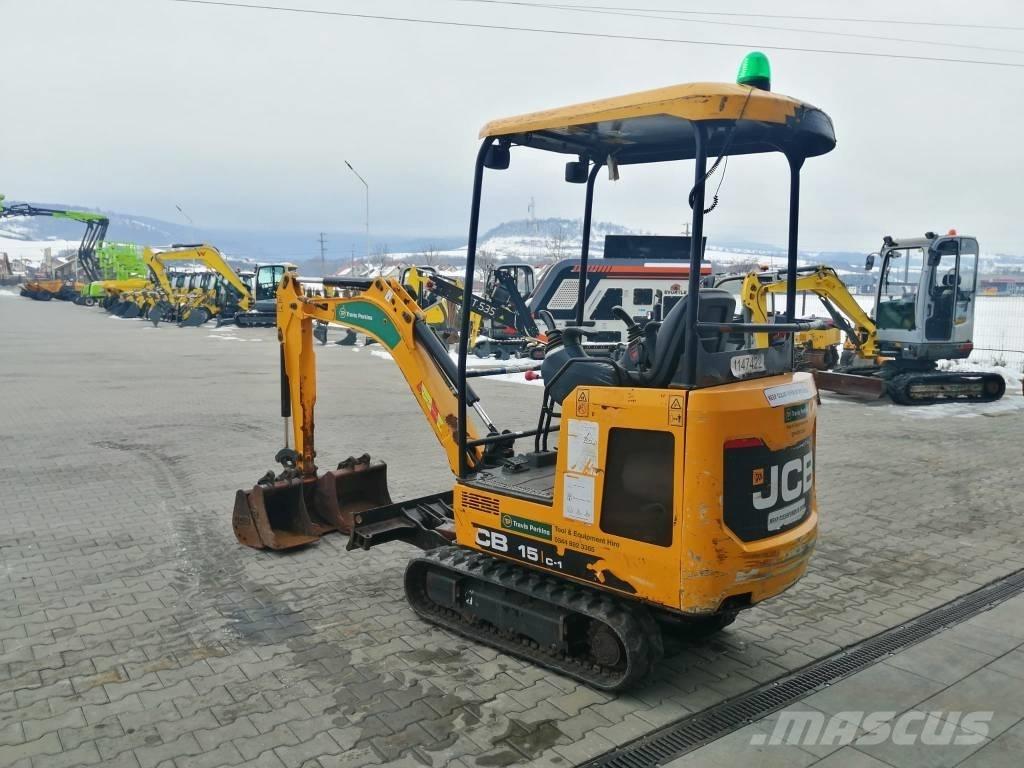 JCB 15 C-1 Mini ekskavatörler, 7 tona dek