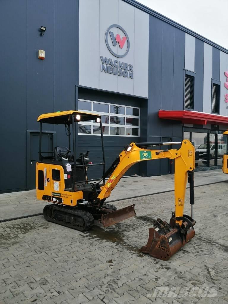 JCB 15 C-1 Mini ekskavatörler, 7 tona dek