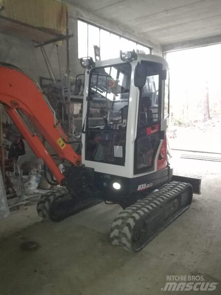 Kubota U 35 Mini ekskavatörler, 7 tona dek