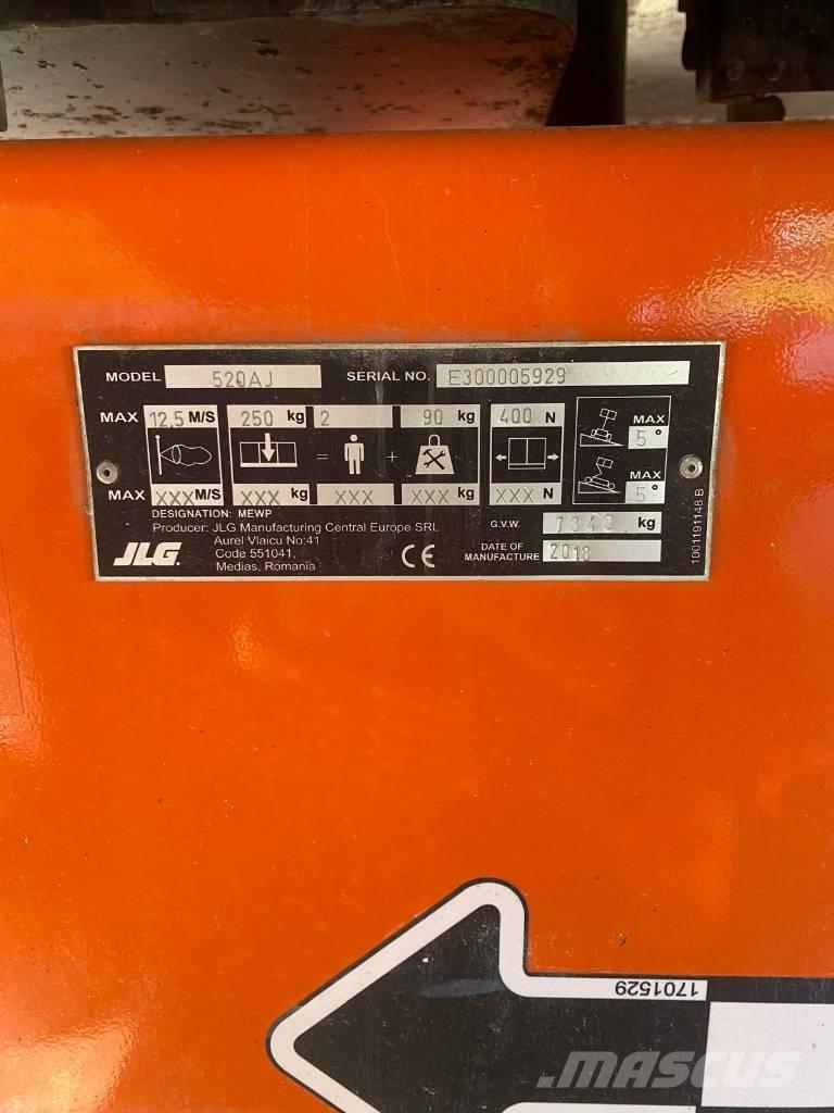 JLG 520 AJ Körüklü personel platformları