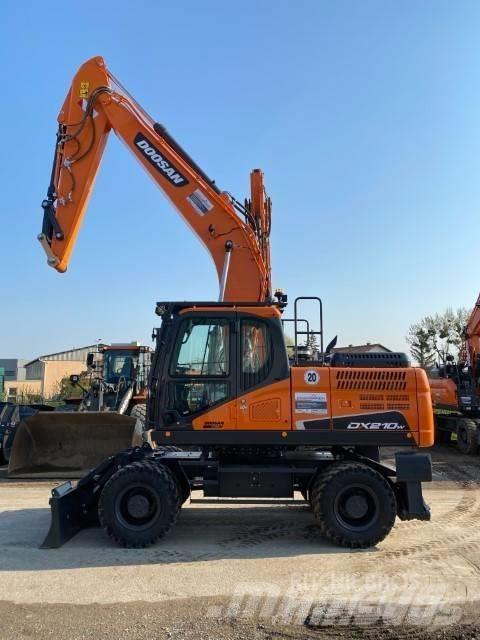 Doosan DX 210 W Lastik tekerli ekskavatörler