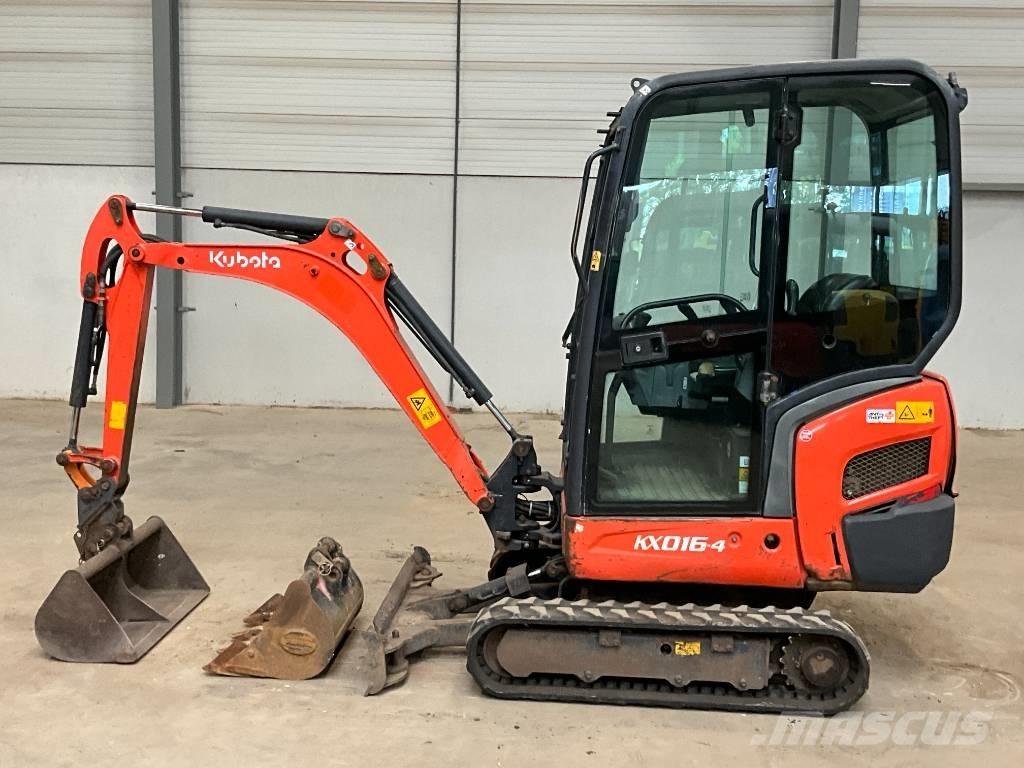 Kubota KX 016-4 Mini ekskavatörler, 7 tona dek