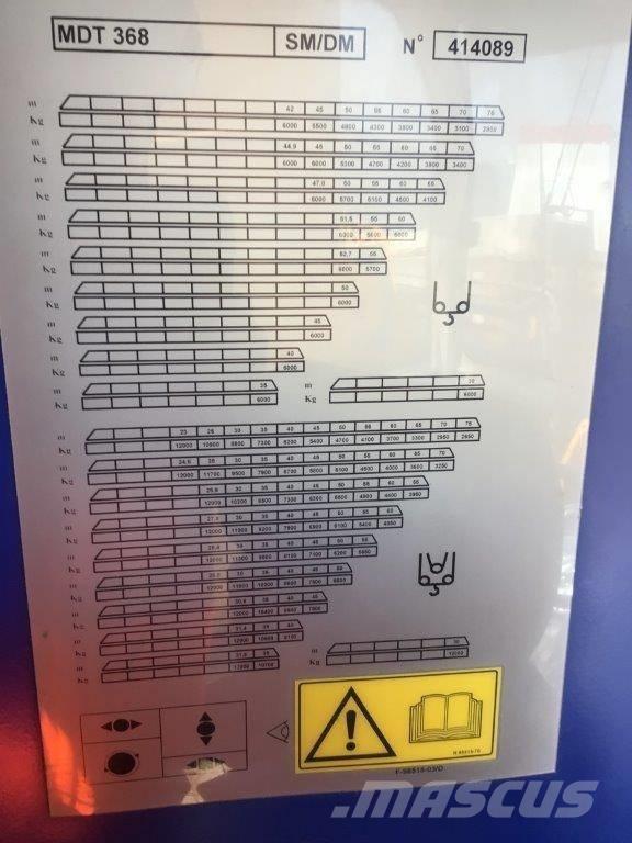 Potain MDT368 Kule vinçler