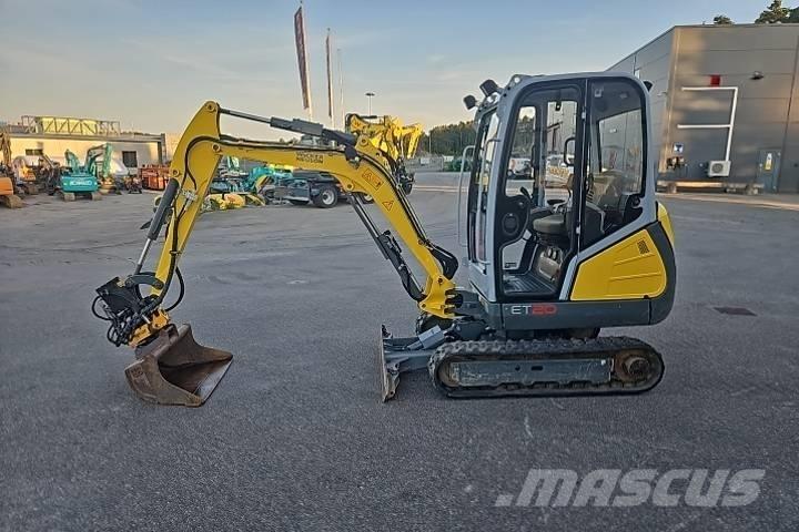 Wacker Neuson ET20 Mini ekskavatörler, 7 tona dek