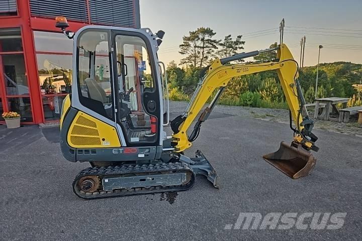 Wacker Neuson ET20 Mini ekskavatörler, 7 tona dek