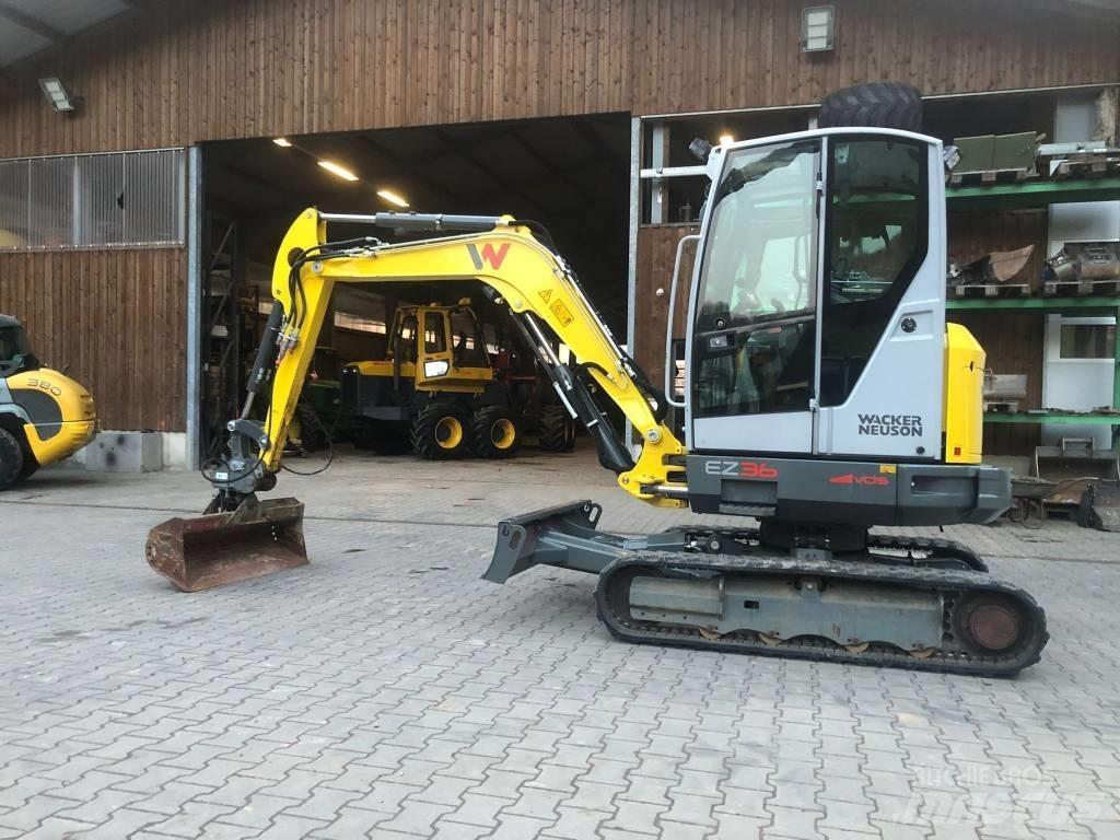 Wacker Neuson EZ 36 Mini ekskavatörler, 7 tona dek