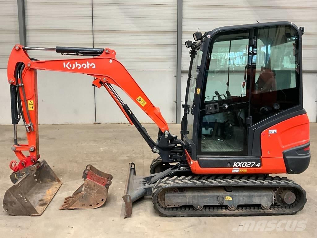 Kubota KX 027-4 HI Mini ekskavatörler, 7 tona dek