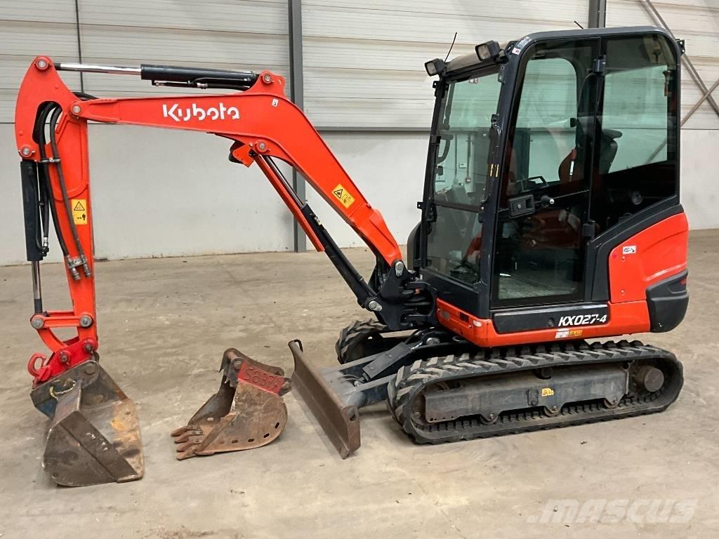 Kubota KX 027-4 HI Mini ekskavatörler, 7 tona dek