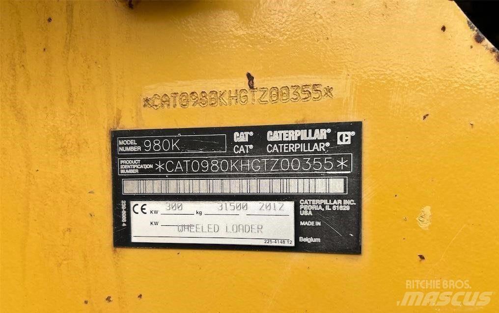 CAT 980 K Tekerlekli yükleyiciler