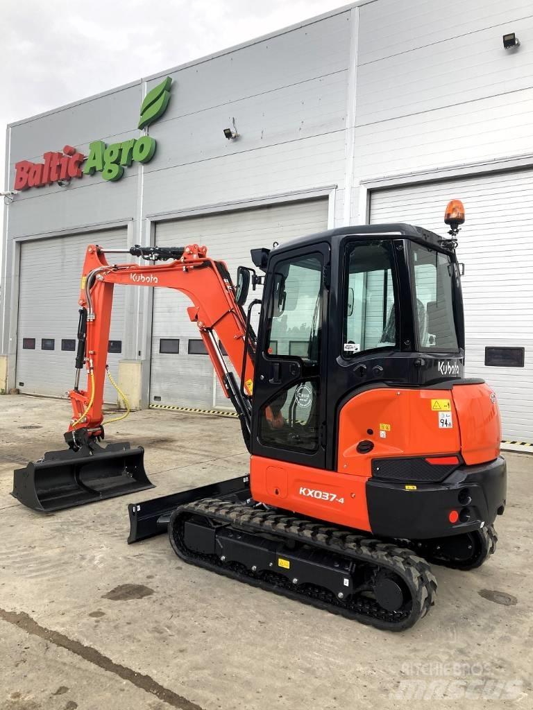 Kubota KX037-4 Mini ekskavatörler, 7 tona dek