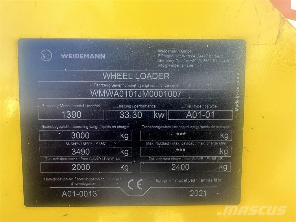 Weidemann 1390 Mini yükleyiciler