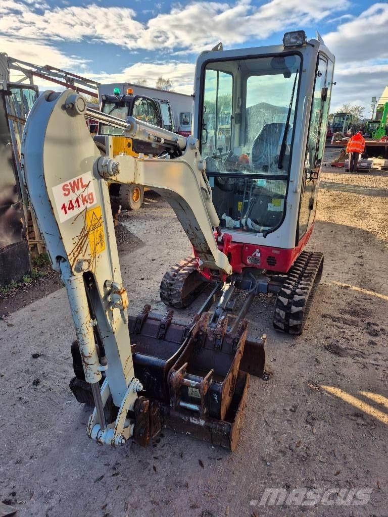 Takeuchi TB 216 Mini ekskavatörler, 7 tona dek