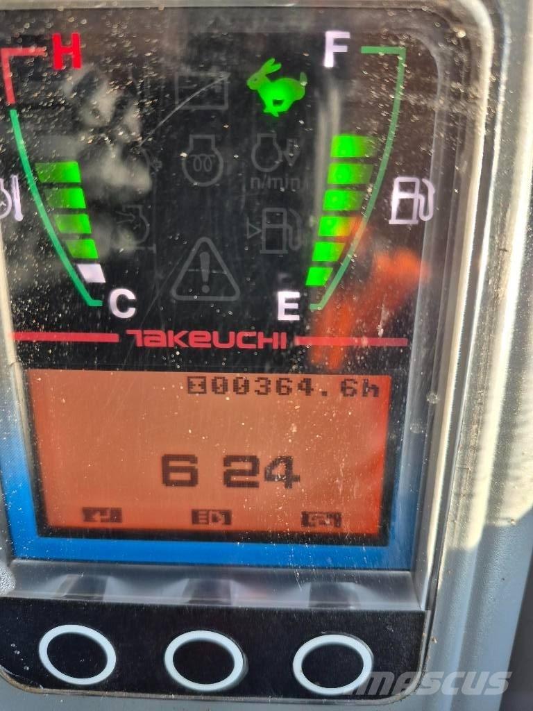 Takeuchi TB 216 Mini ekskavatörler, 7 tona dek