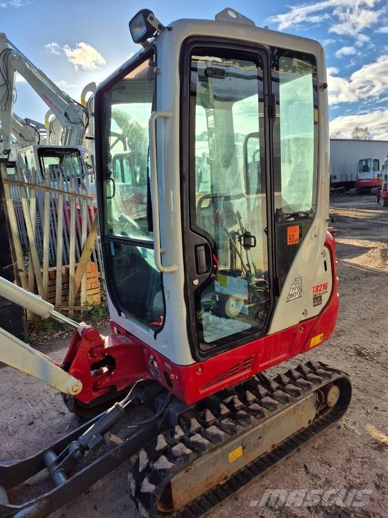 Takeuchi TB 216 Mini ekskavatörler, 7 tona dek