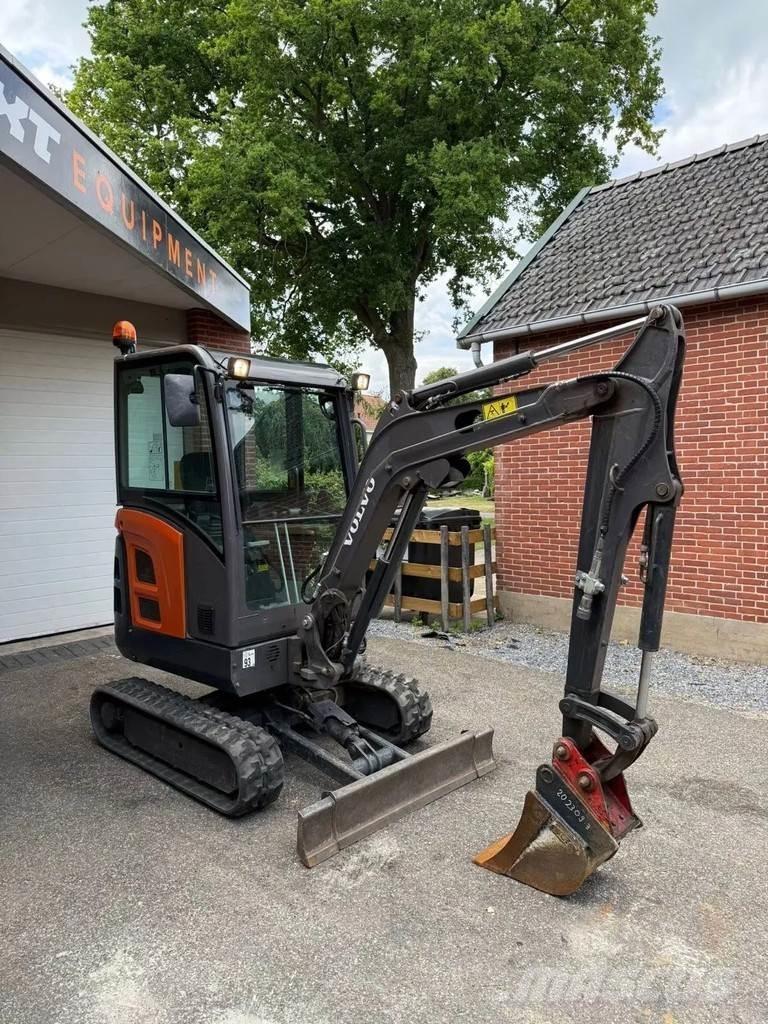 Volvo EC 18 D Mini ekskavatörler, 7 tona dek