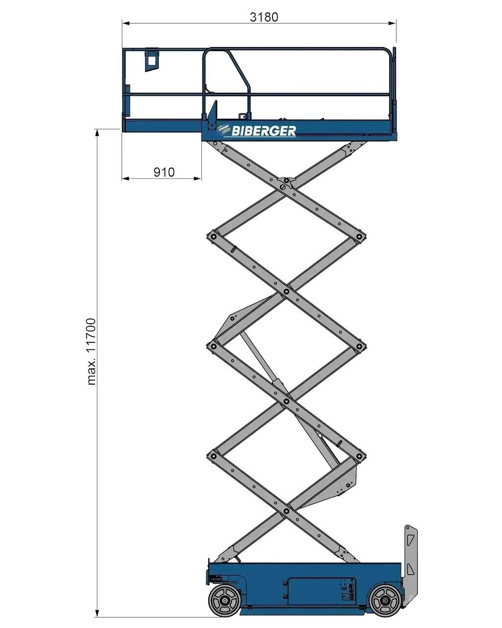 Genie GS 4047 Makasli platformlar