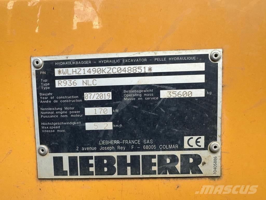 Liebherr R936 NLC Paletli ekskavatörler