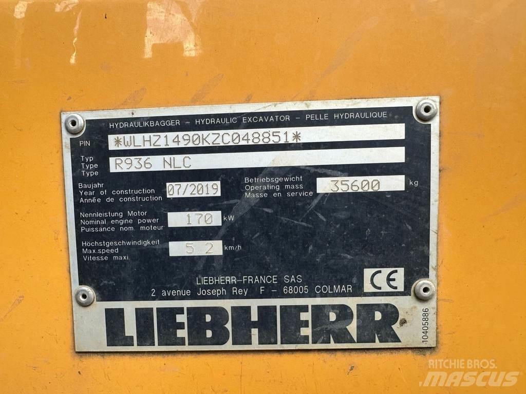 Liebherr R936 NLC Paletli ekskavatörler