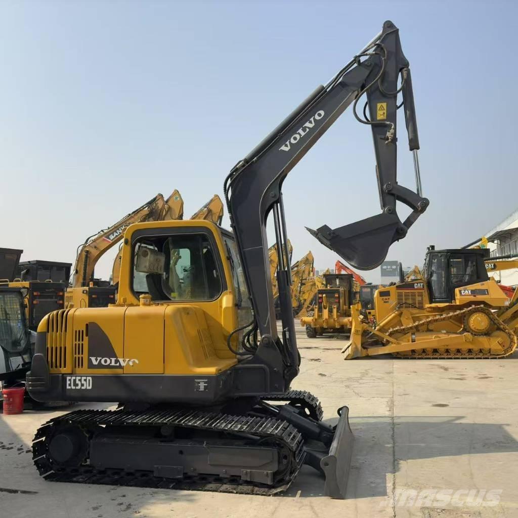 Volvo EC55D Mini ekskavatörler, 7 tona dek