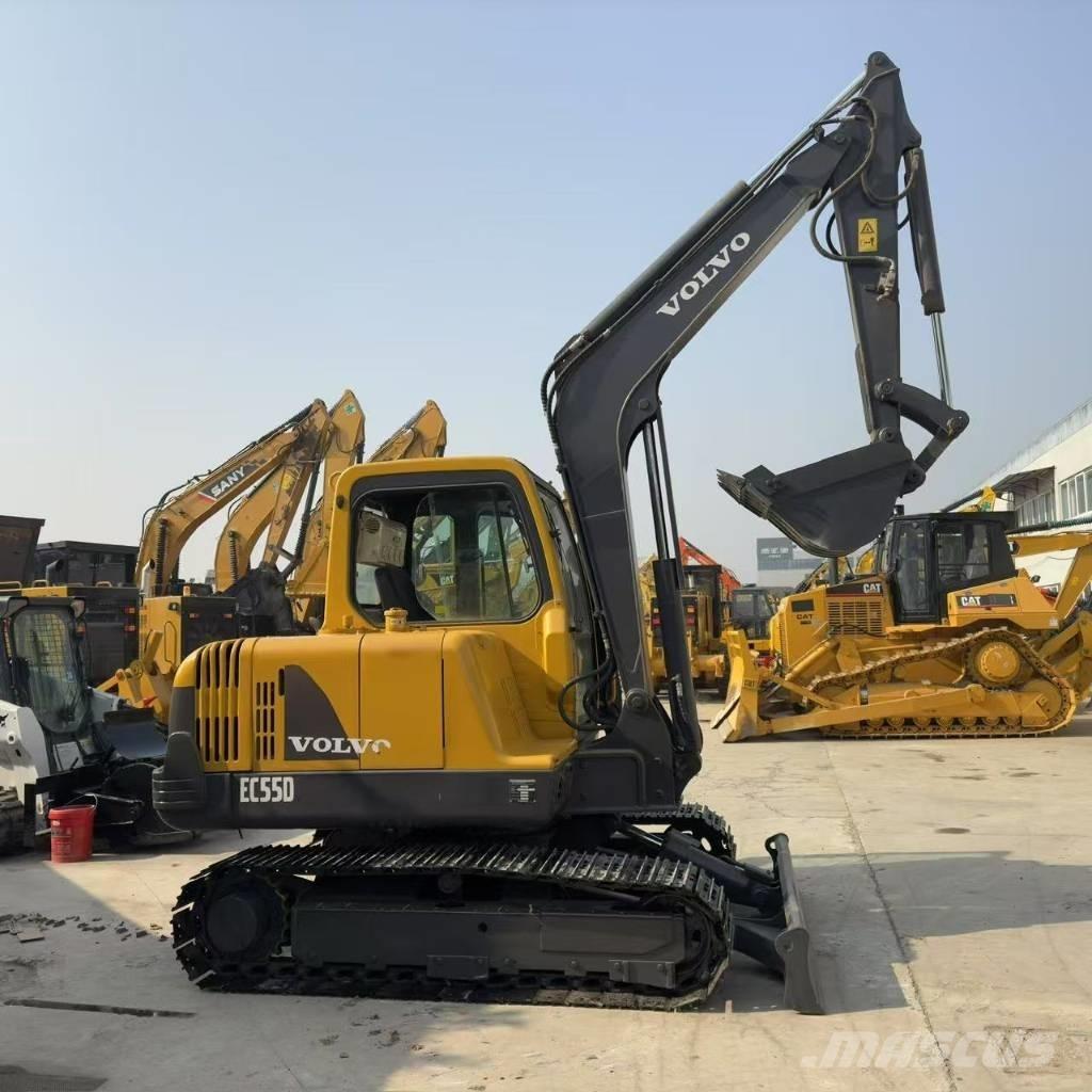 Volvo EC55D Mini ekskavatörler, 7 tona dek