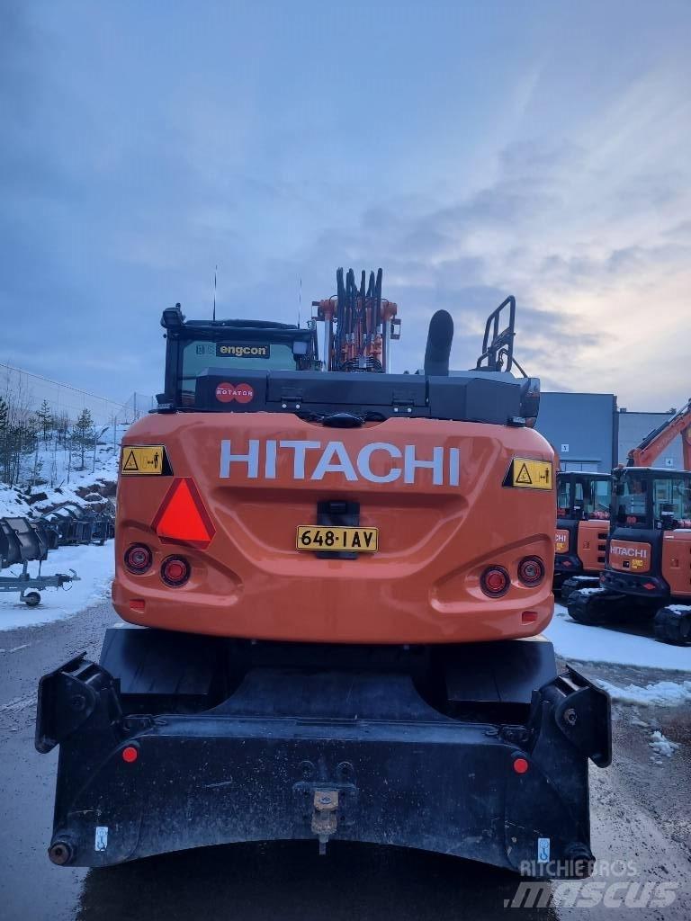 Hitachi ZX155W-7 2P Lastik tekerli ekskavatörler