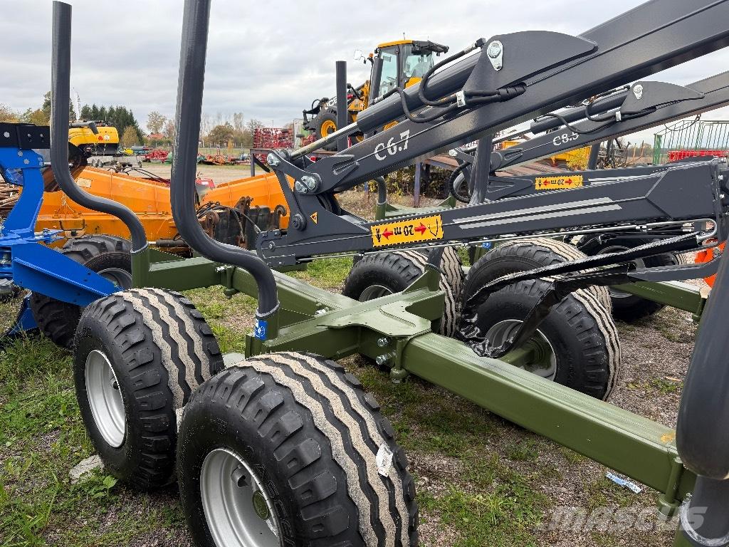 Farma T9 DS 6,7 kran Orman römorkları