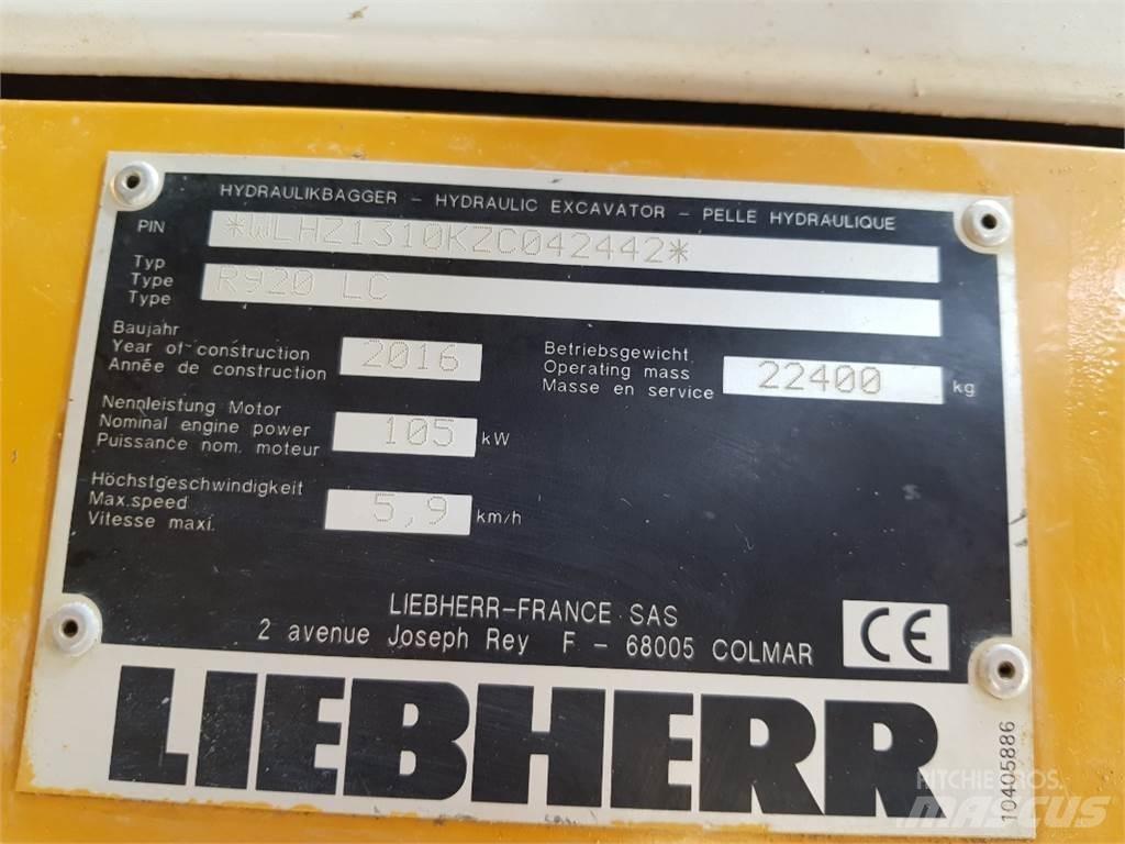 Liebherr R920 Paletli ekskavatörler