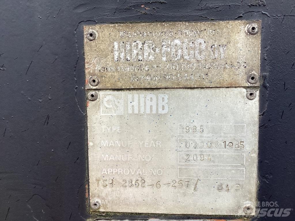 Hiab perävaunu Diger römorklar