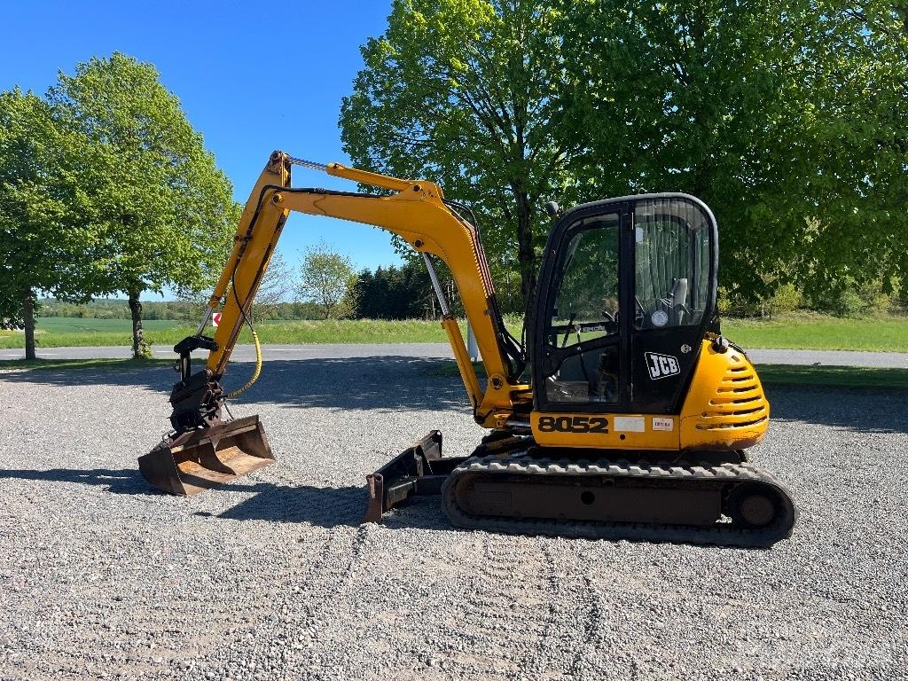 JCB 8052 Mini ekskavatörler, 7 tona dek