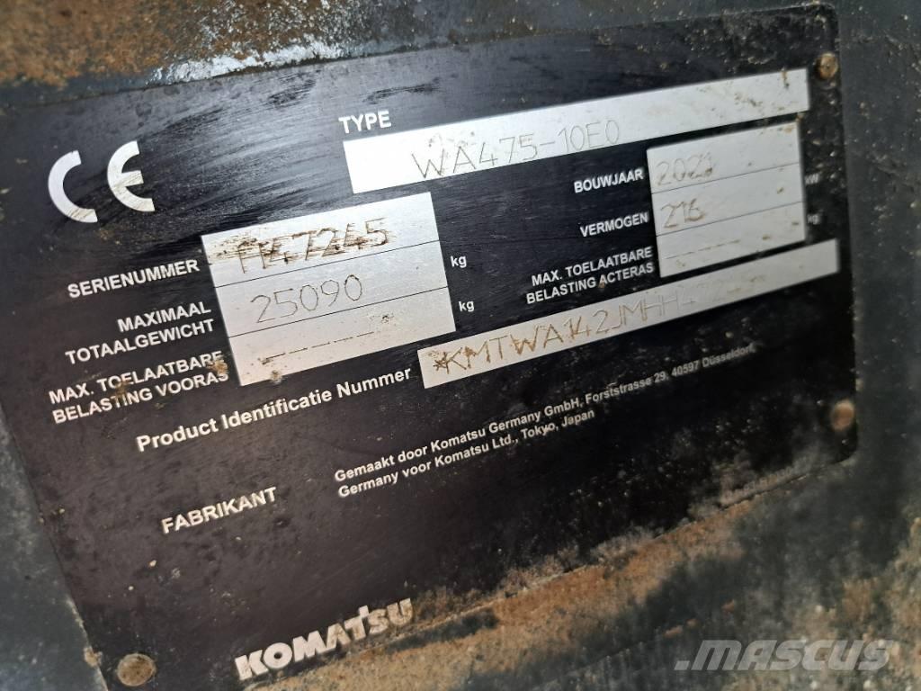Komatsu WA475-10E0 Tekerlekli yükleyiciler